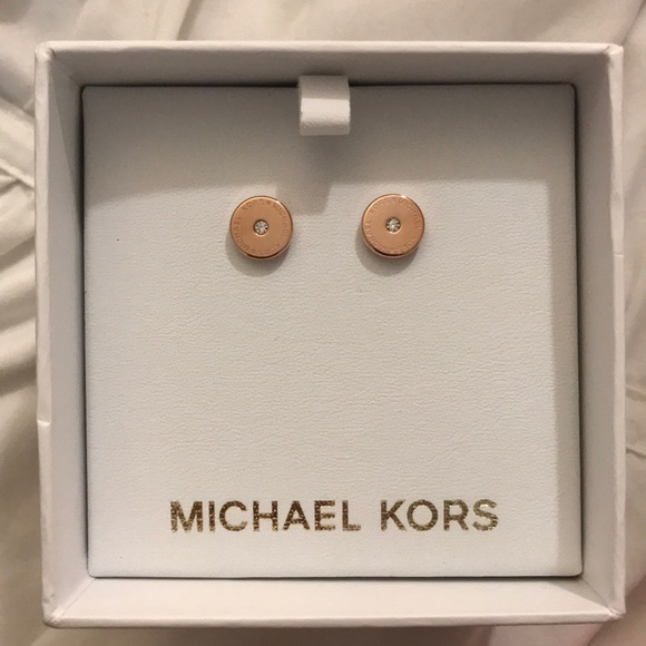 Michael Kors Jewelry - Michael Kors Rose Gold Earrings